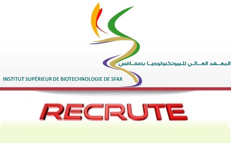 Offre D Emploi N 1 A L Institut Superieur De Biotechnologie De Sfax Offres D Emplois